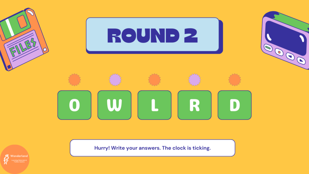 Wonderland mini game – Word Puzzle - Wonderland Home